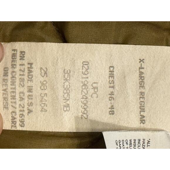 Xl Duxbak Camp Hunting Jacket Camouflage Tree Green Made In USA - Picture 13 of 16